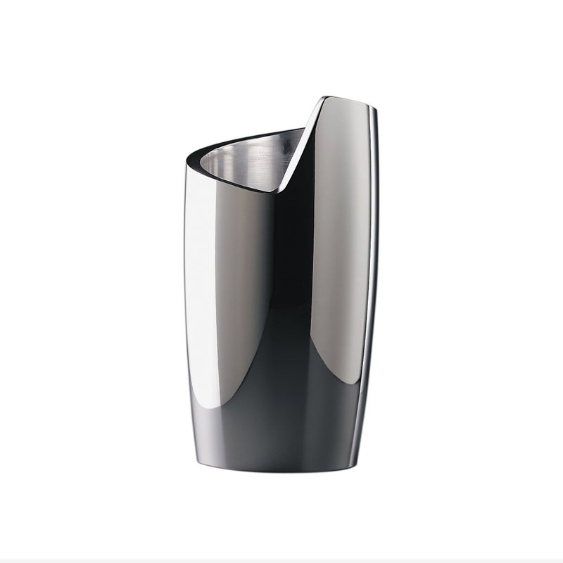Nambe NambÃ© Spiral Wine Chiller â€“ (4.5" x 8.5") Contemporary Alloy Cooler with Artistic Sculptural Design â€“ Functional Barware for Wine, Dining & Entertaining, Sleek Decorative Home Accent - Image 1
